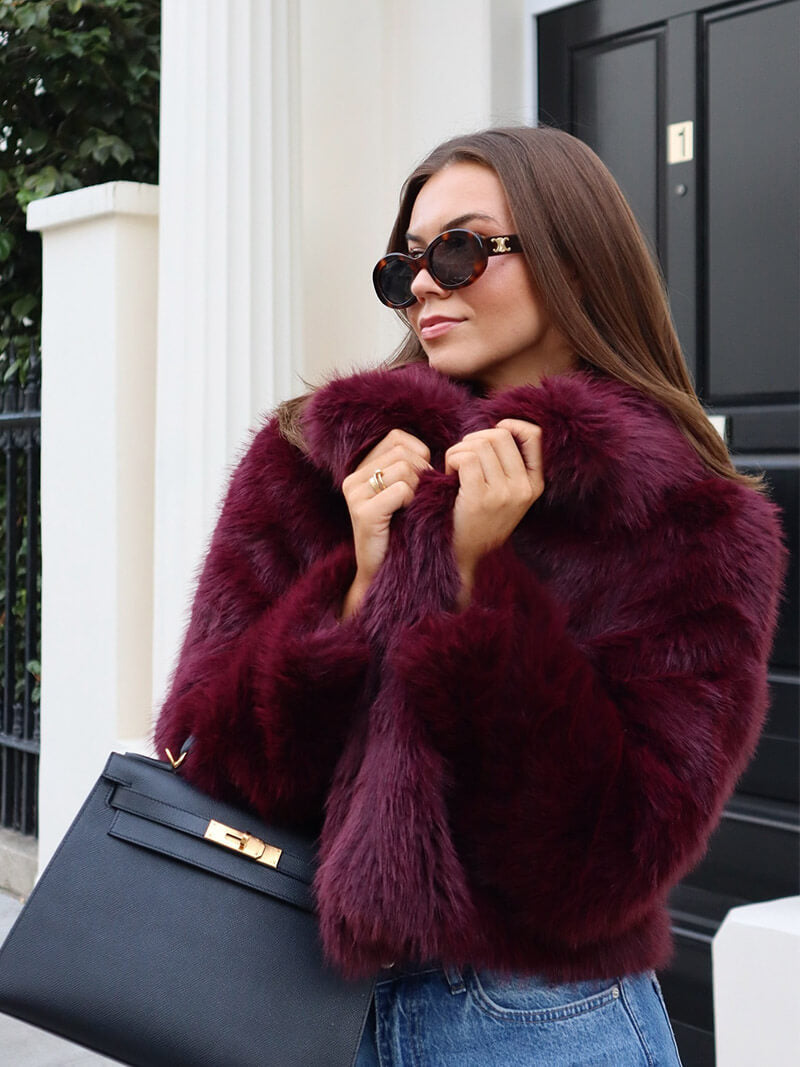 Aunara - Faux Fur Jacket-Coat-Lyle&Oak