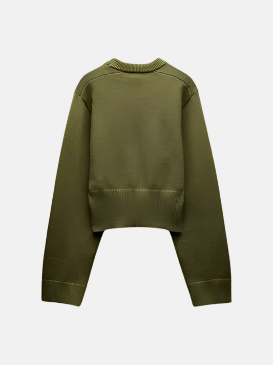 Orelie - Green Sweater-Sweater-Green-S-Lyle&Oak