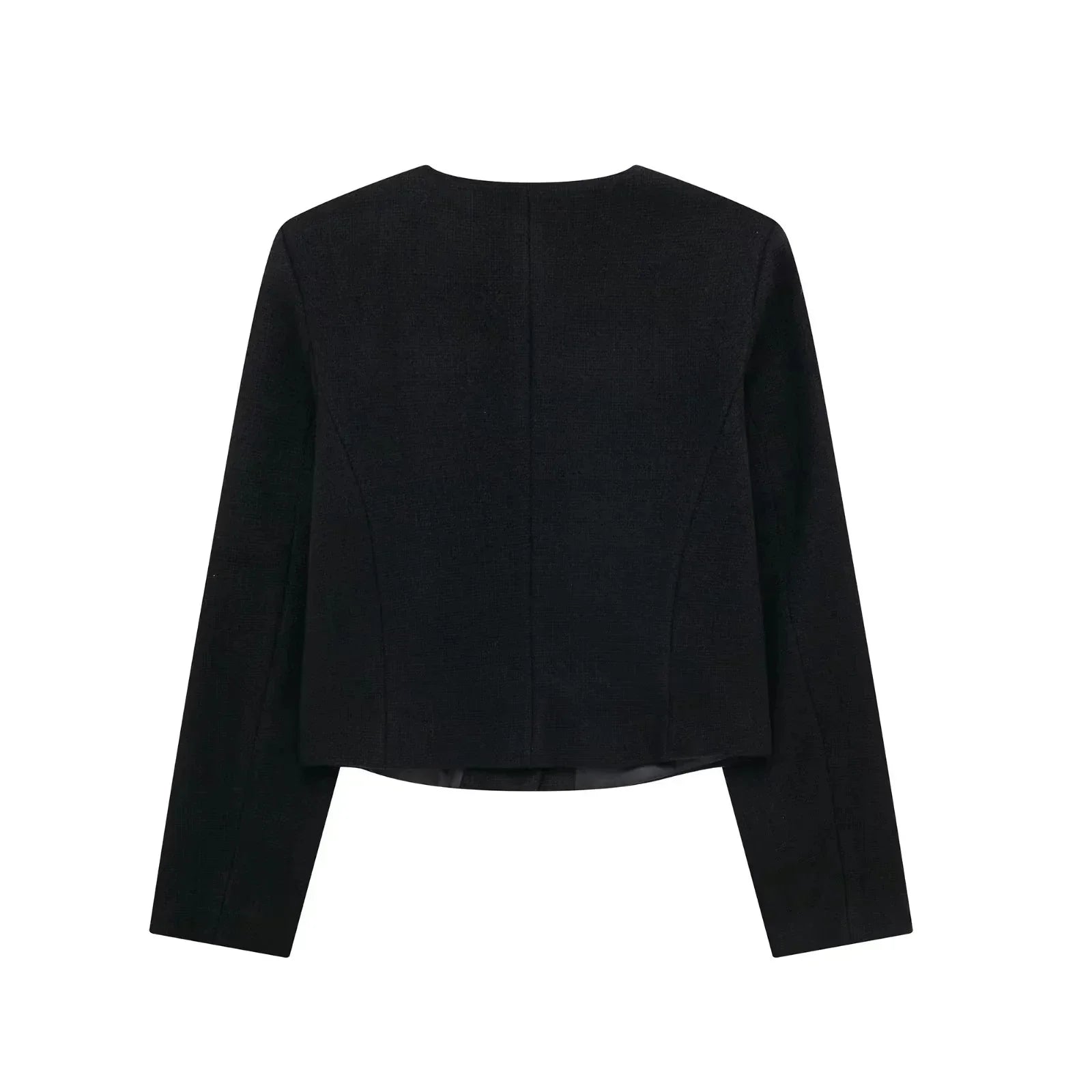 Vintage cropped jacket – timeless elegance for the style-conscious.