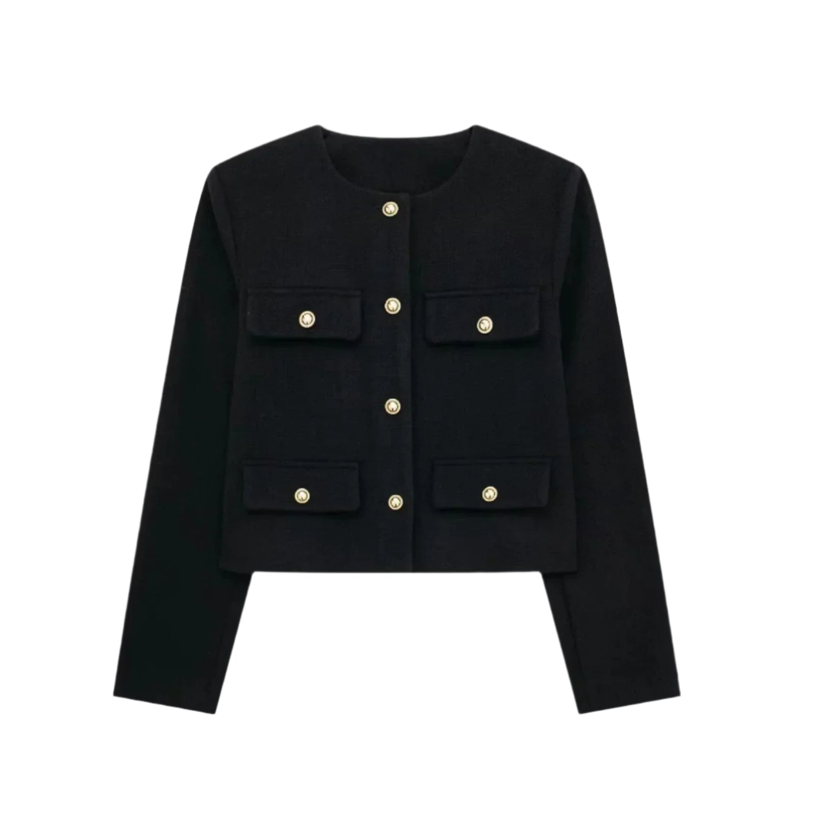 Vintage cropped jacket – timeless elegance for the style-conscious.